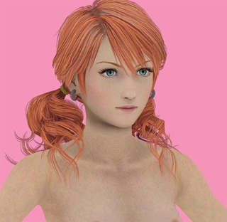 Illustration for article titled Why There's A Naked Final Fantasy XIII Character Model